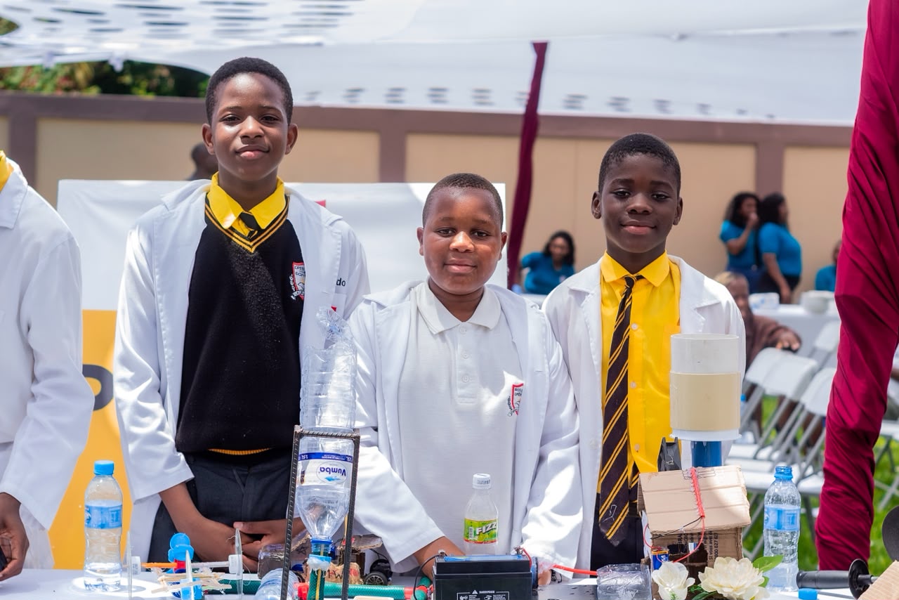 Students in the science fair