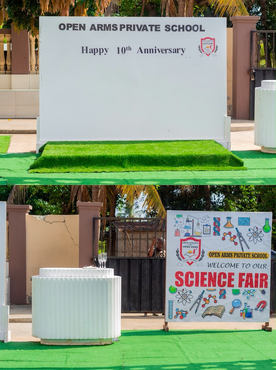 Banner of science fair